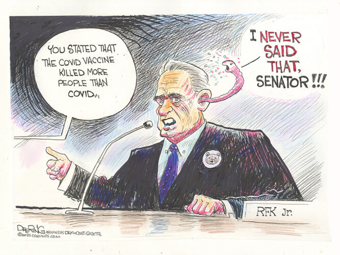 Editorial cartoon for Sept. 8, 2025